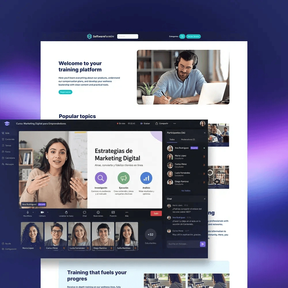 training & education platform for your network