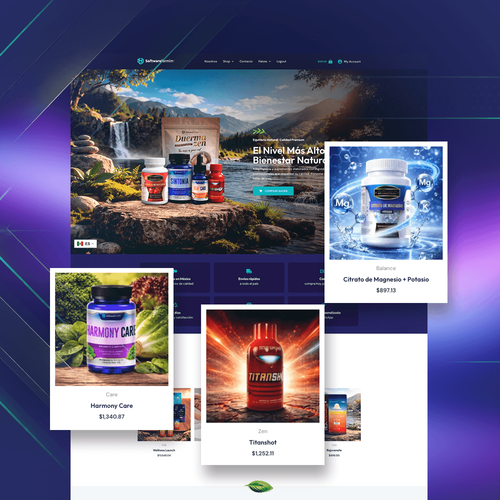 professional store setup for active sales