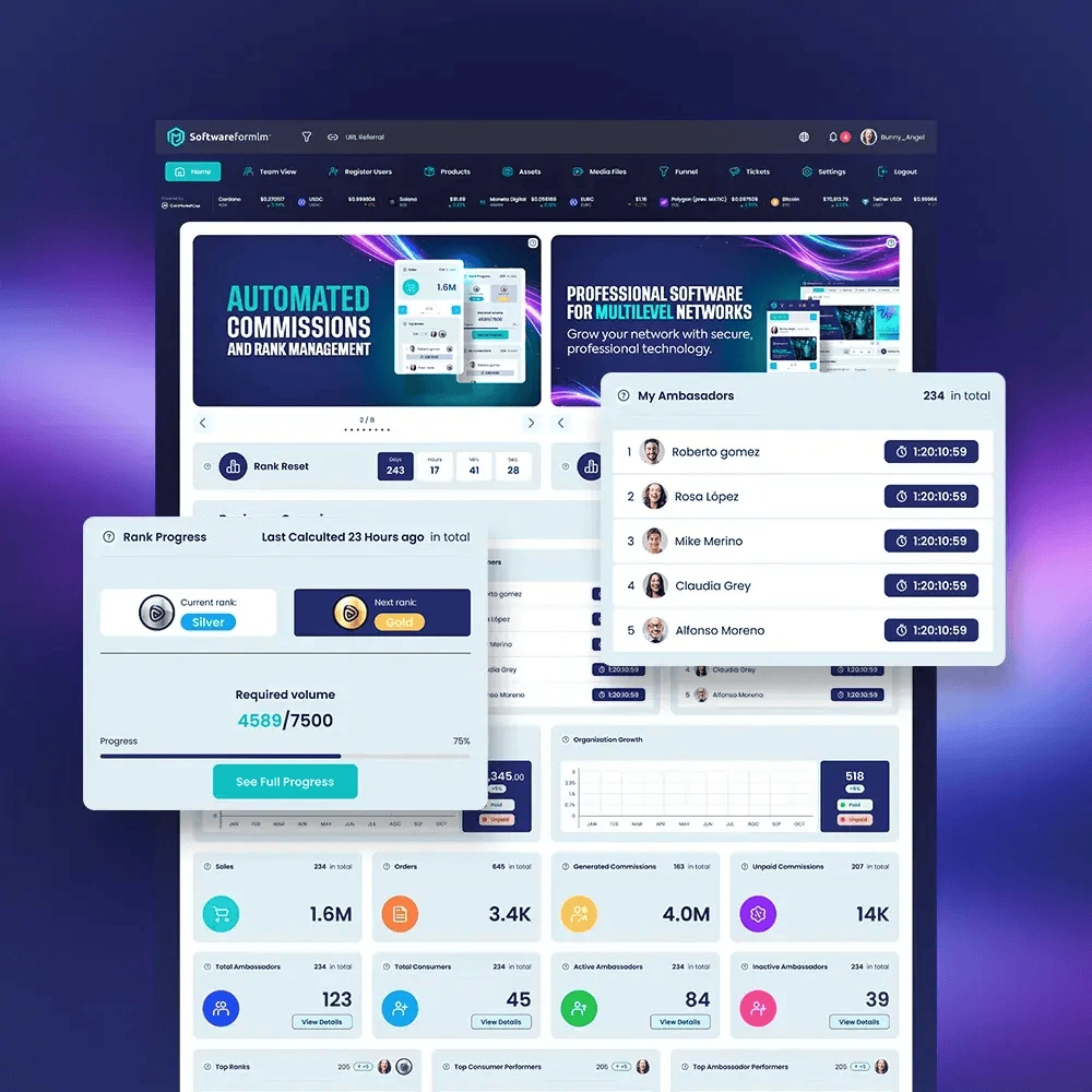 premium back office design